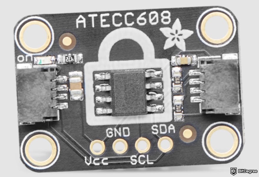 Coldcard Mk4 review: Microchip's ATECC608.