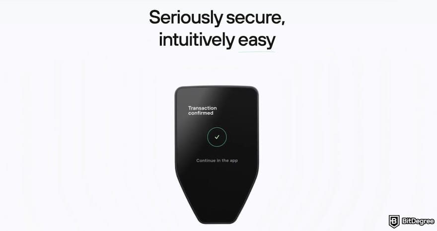 Coldcard Mk4 review: the Trezor Safe 5 device.