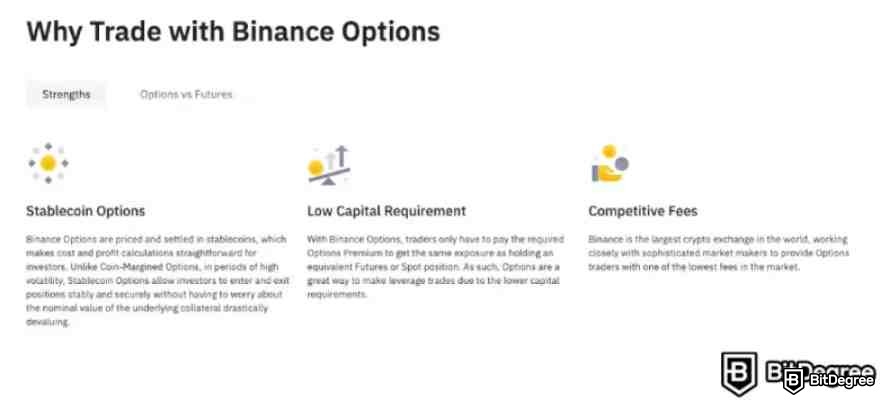 Comercio de Opciones de Binance: Por que negociar en Binance Options.