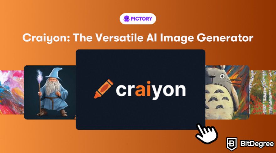 Craiyon review: Pictory and Craiyon integration.