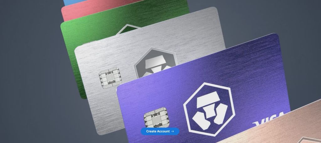 Crypto.com card review: card options.