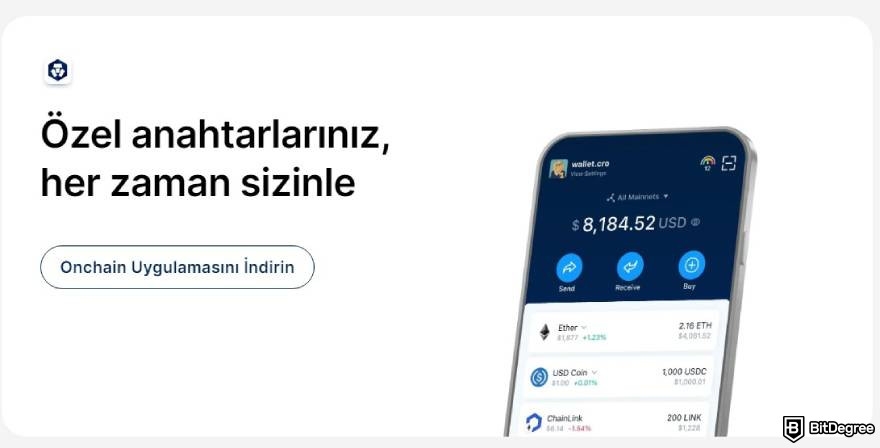 Crypto.com Wallet İncelemesi: Özel Anahtar