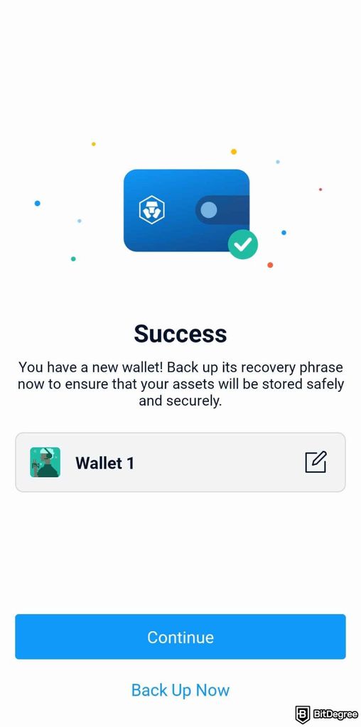 Crypto.com wallet review: personalize your wallet.