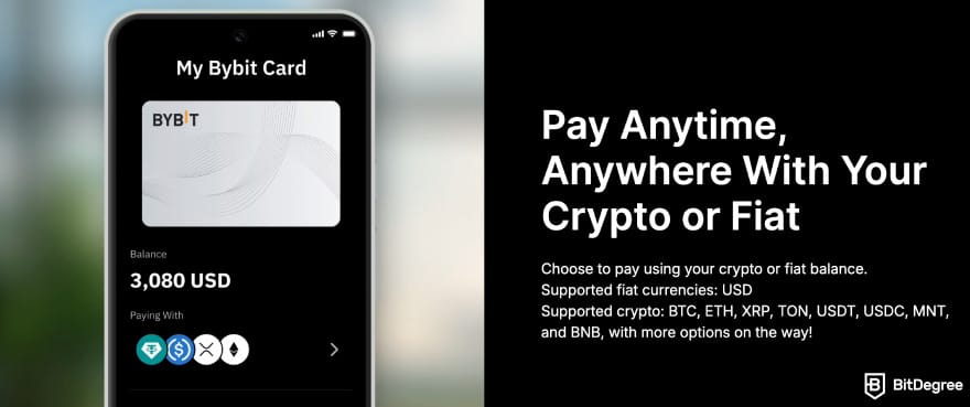 Binance vs Bybit: Bybit Card.