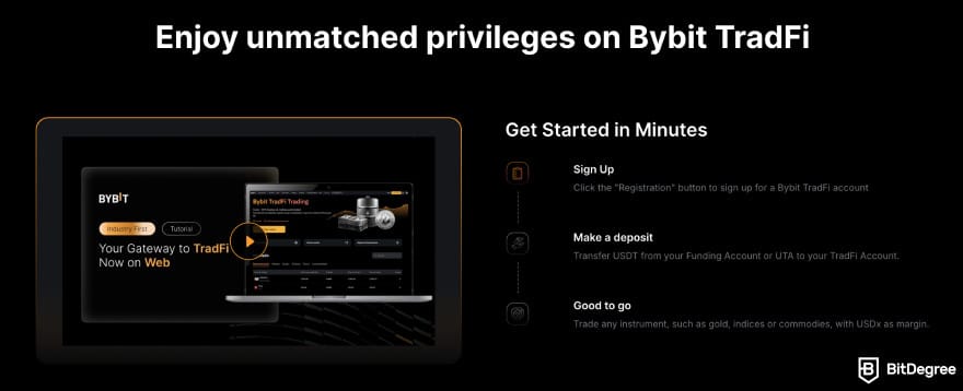 Binance vs Bybit: Bybit TradFi.