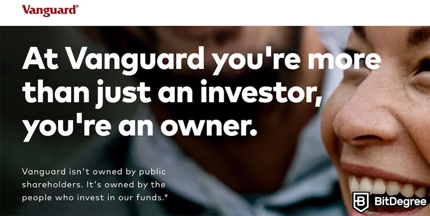 Crypto index fund: Vanguard.
