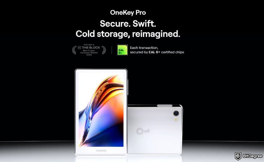 Crypto wallet deals: OneKey Pro product page. Crypto wallet deals: OneKey Pro product page.