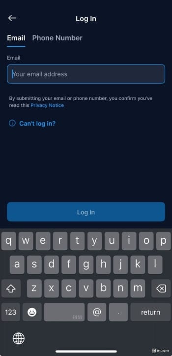 Level Up Casino login screen and dashboard interface