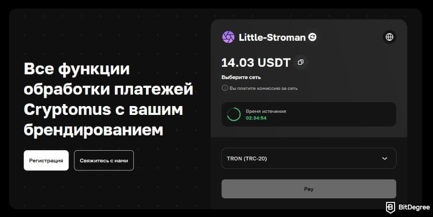 Cryptomus отзывы: опция White-label.