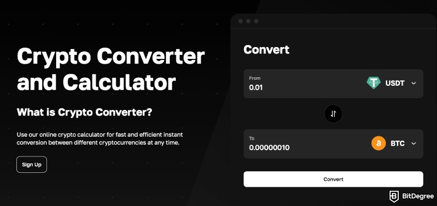 Cryptomus review: crypto converter.