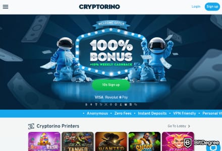 Cryptorino - One of the Widest Live Baccarat Table Variety