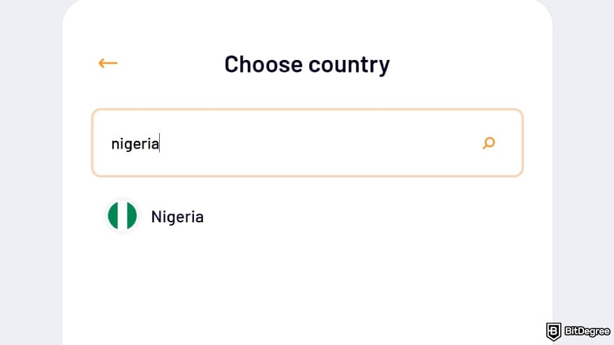Currency devaluation in Nigeria: find and select Nigeria.