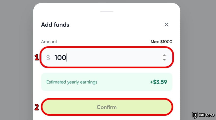 Currency devaluation in Nigeria: add funds to the earning balance.