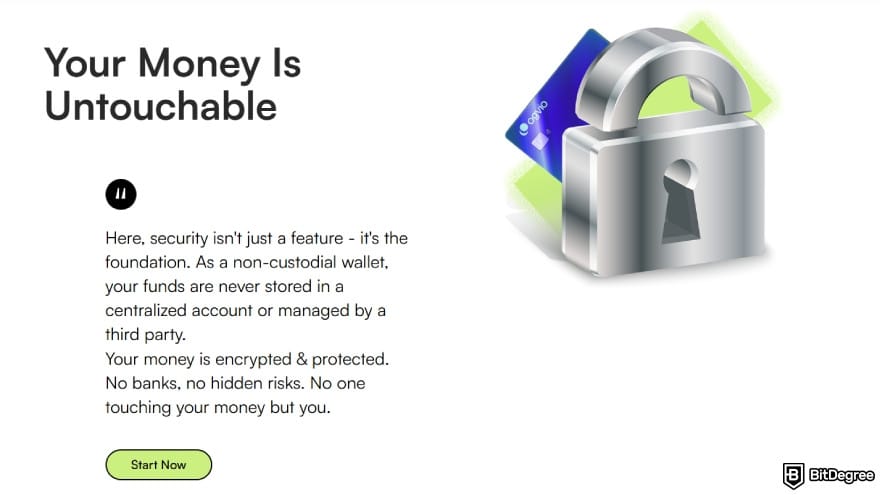 Currency devaluation in Nigeria: Ogvio uses encrypted fund protection and gives you full control over your assets.