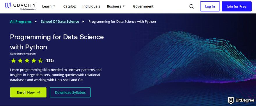 Data analyst courses: Udacity Nanodegree Program in Programming for Data Science With Python.