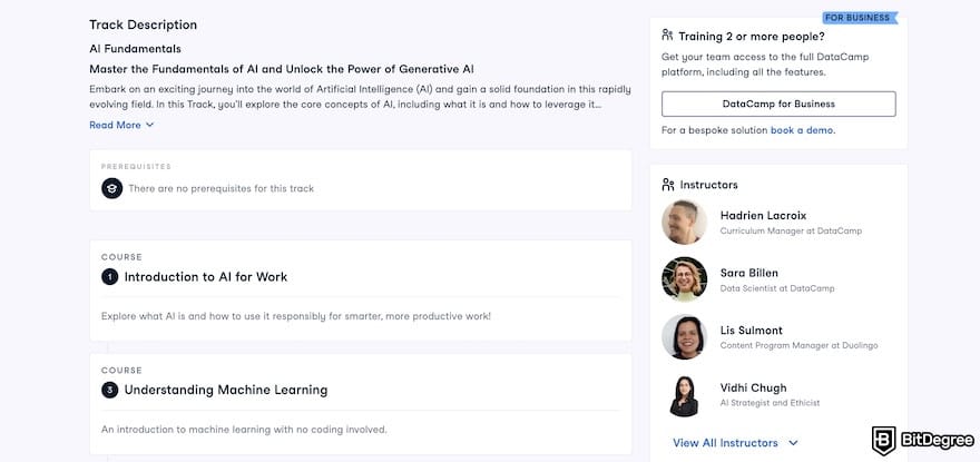 DataCamp review: the AI Fundamentals track on DataCamp. DataCamp review: the AI Fundamentals track on DataCamp.