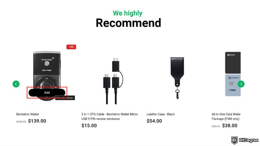 D'CENT wallet discount code: add item to the cart. D'CENT wallet discount code: add item to the cart.