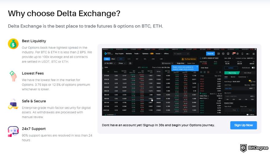 Delta Exchange review: safe & secure.