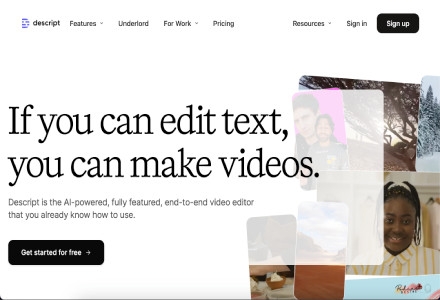 Descript - Top-Notch Video Editor