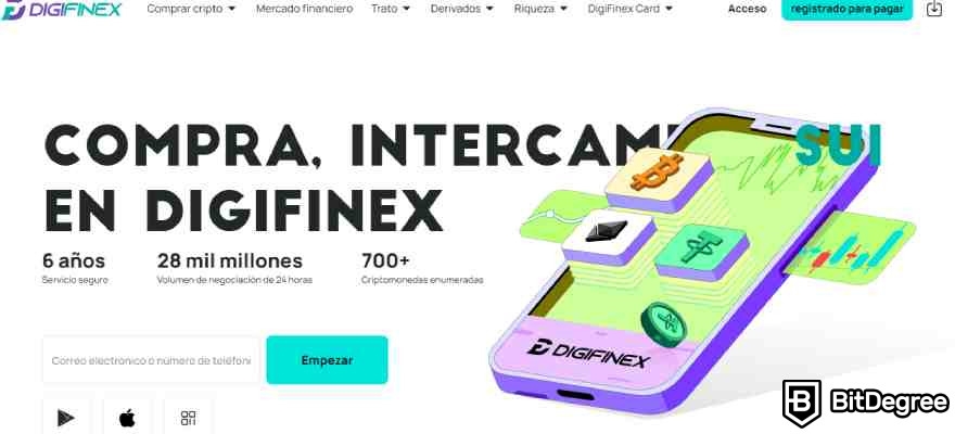 Digifinex opiniones: compra, intercambio en DigiFinex.