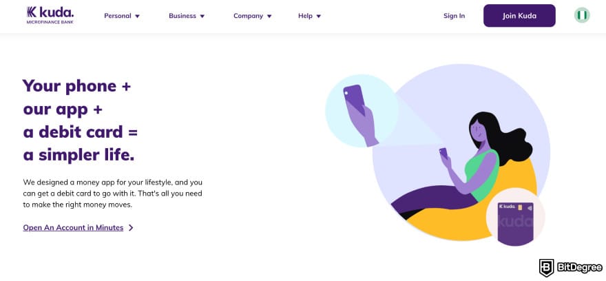 Does Revolut work in Nigeria: Kuda Bank homepage. Does Revolut work in Nigeria: Kuda Bank homepage.