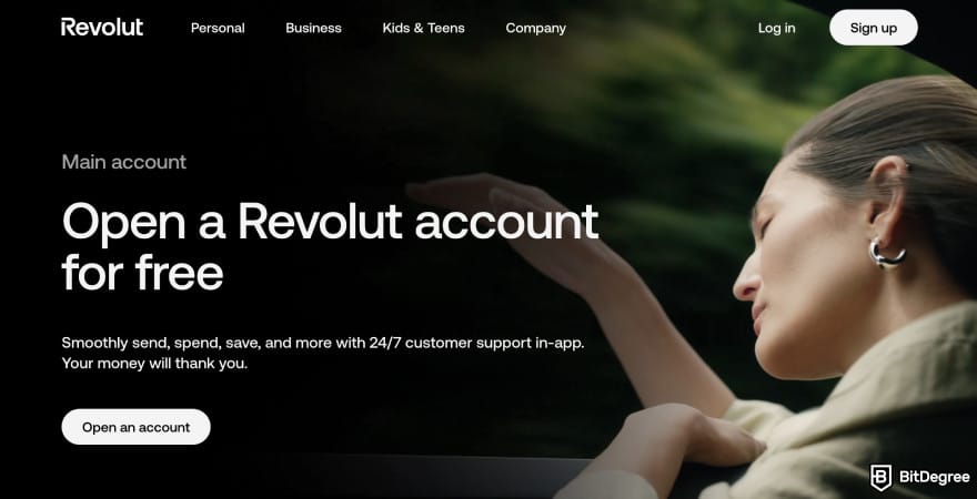 Does Revolut work in Nigeria: Revolut account page. Does Revolut work in Nigeria: Revolut account page.