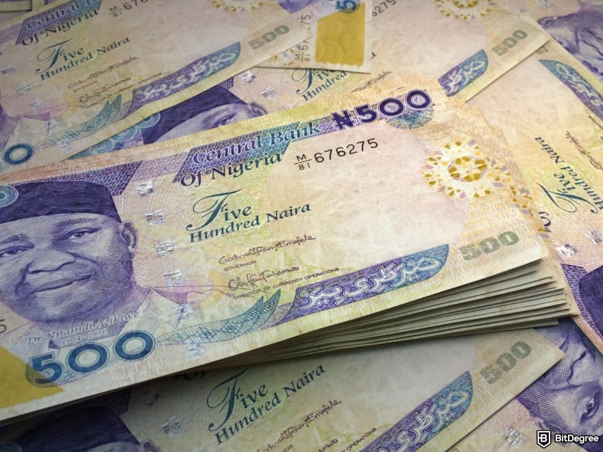 Does Wise work in Nigeria: Nigerian naira bills.