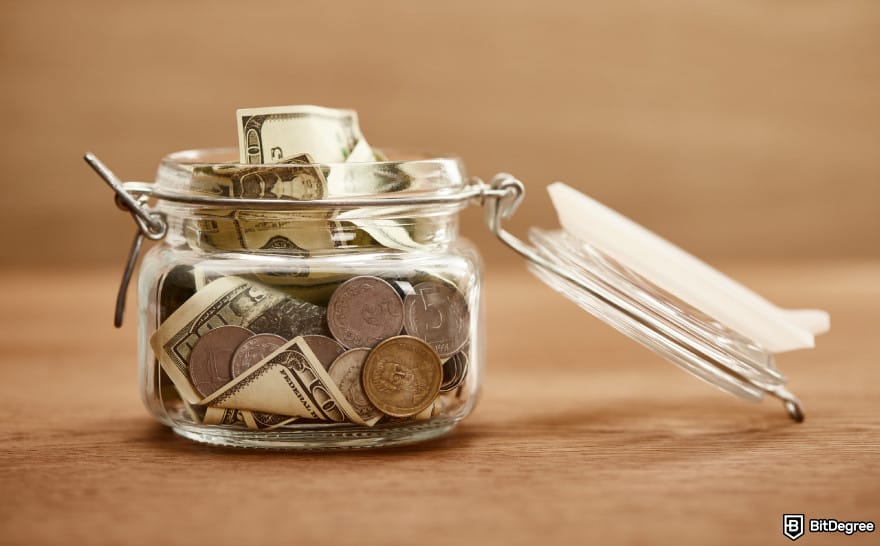 Does Wise work in Turkey: money jar to illustrate Wise jars.