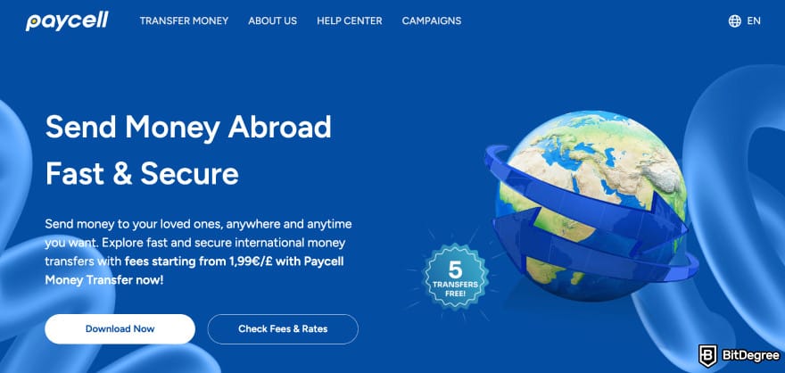 Does Wise work in Turkey: Paycell homepage.