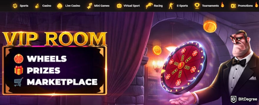 Donbet casino review: Donbet's homepage.