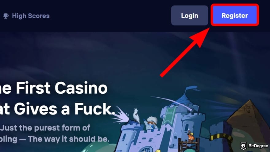 Duel promo codes register: click on [Register].