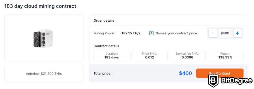 ECOS mining review: contract price adjustment