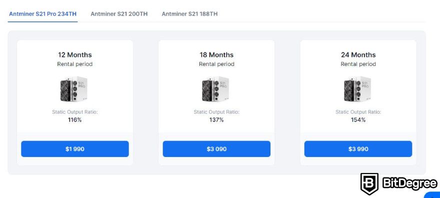 ECOS mining review: rental prices