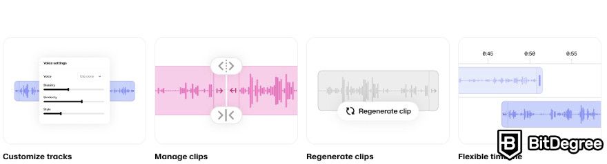 ElevenLabs review: ElevenLabs features of the Dubbing tool.