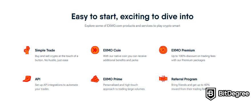 EXMO review: easy to start, exciting to dive into.