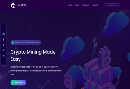 F2Hash - High-Performance Mining Infrastructure F2Hash - High-Performance Mining Infrastructure