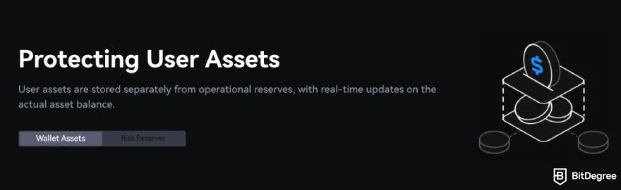 FameEX review: a disclaimer about user asset protection measures.