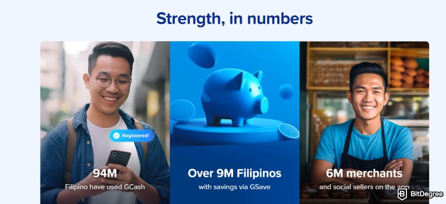 GCash review: GCash's achievements in terms of total users, etc.