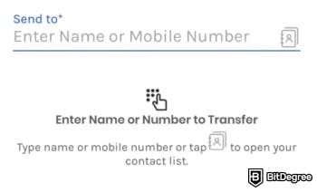 GCash review: enter phone number.