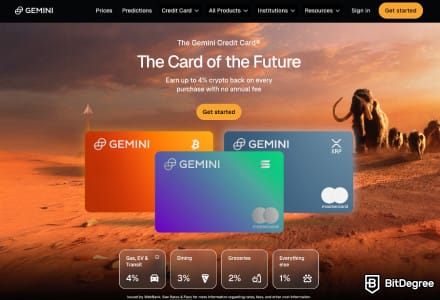 Gemini Credit Card - Up to 4% Back (US-Only)