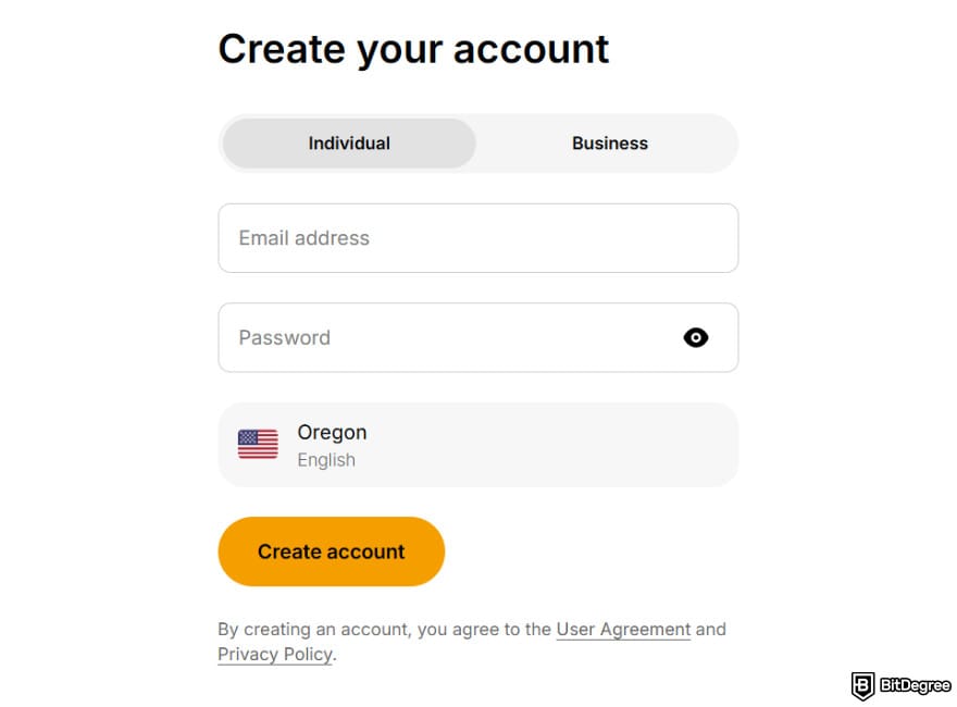 Gemini promo code: sign up on Gemini with an individual account.