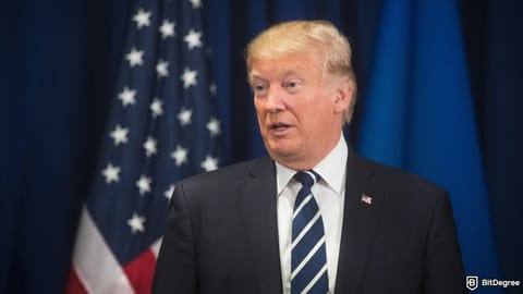 Gold Trump Statue Holding Bitcoin Appears Near US Capitol