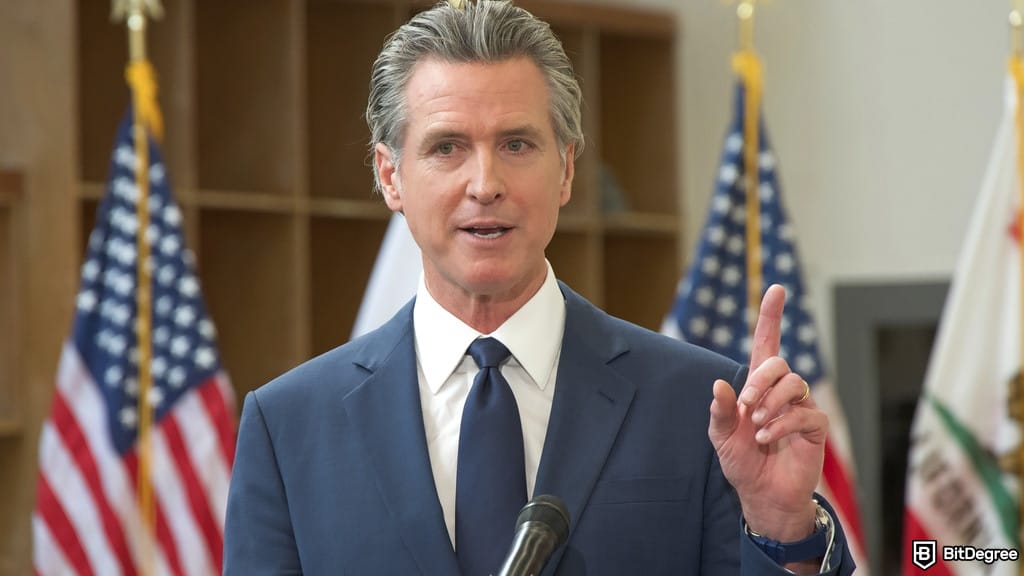 Governor Gavin Newsom Uses Meme Coin to Hit Back at Donald Trump’s Image