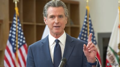 Governor Gavin Newsom Uses Meme Coin to Hit Back at Donald Trump’s Image