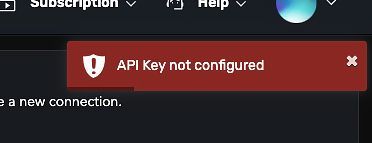 Growlonix review: API key not configured error.