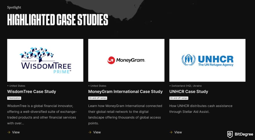 Halal crypto list: Stellar use cases highlighting the top case studies.