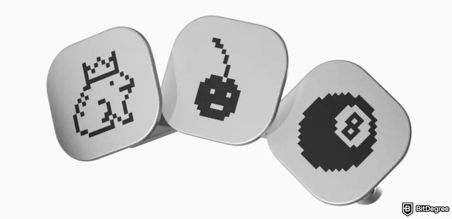 Hardware crypto wallet: Ledger Nano Gen 5's badges.