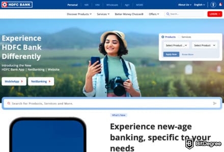 HDFC Bank - Diverse Range of Accounts & Cards