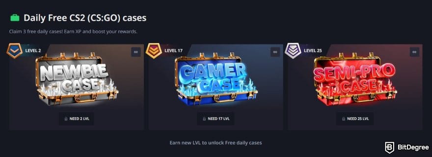 Hellcase promo code: daily free cases on Hellcase.