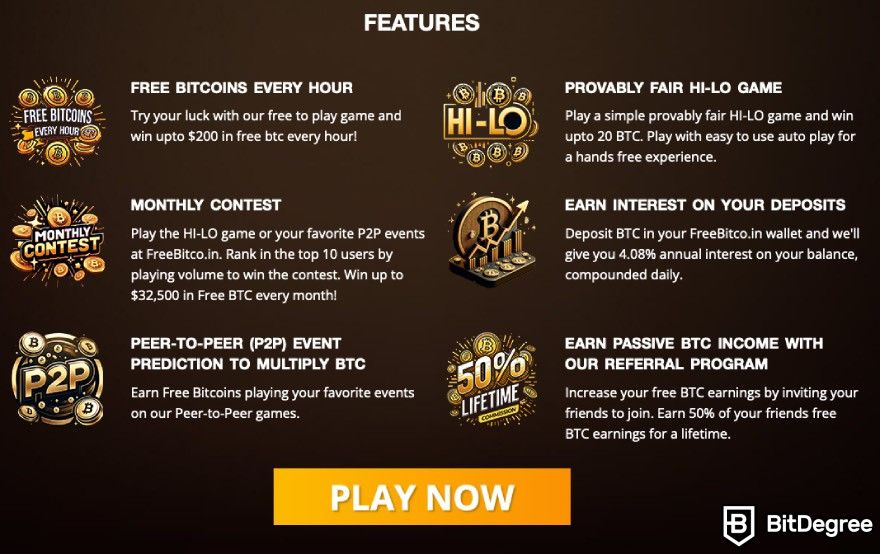 Highest paying Bitcoin faucet: Features of the FreeBitcoin platform.